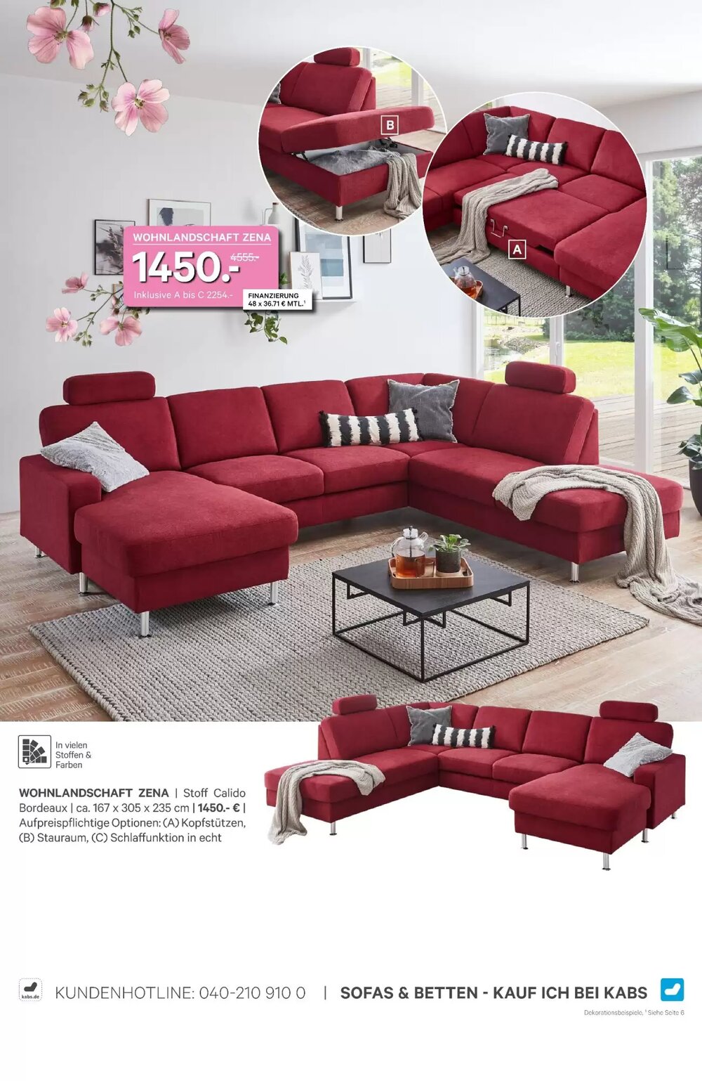 Kabs Polsterwelt Prospekt (ab 26.03.2026) zum Blättern - Seite 47