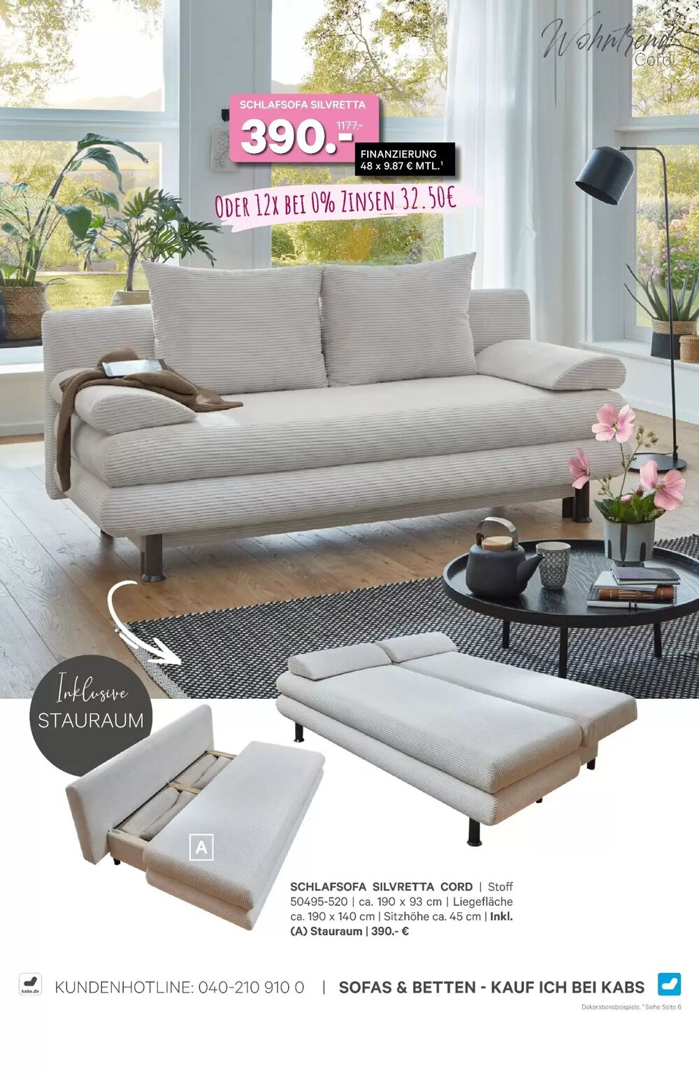 Kabs Polsterwelt Prospekt (ab 26.03.2026) zum Blättern - Seite 49