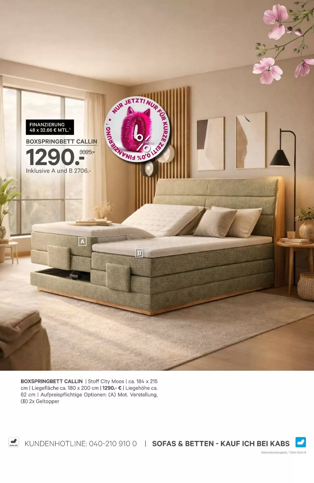 Kabs Polsterwelt Prospekt (ab 26.03.2026) zum Blättern - Seite 55