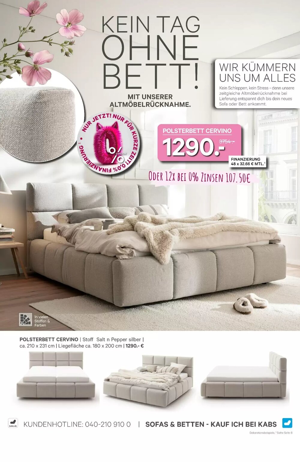 Kabs Polsterwelt Prospekt (ab 26.03.2026) zum Blättern - Seite 58
