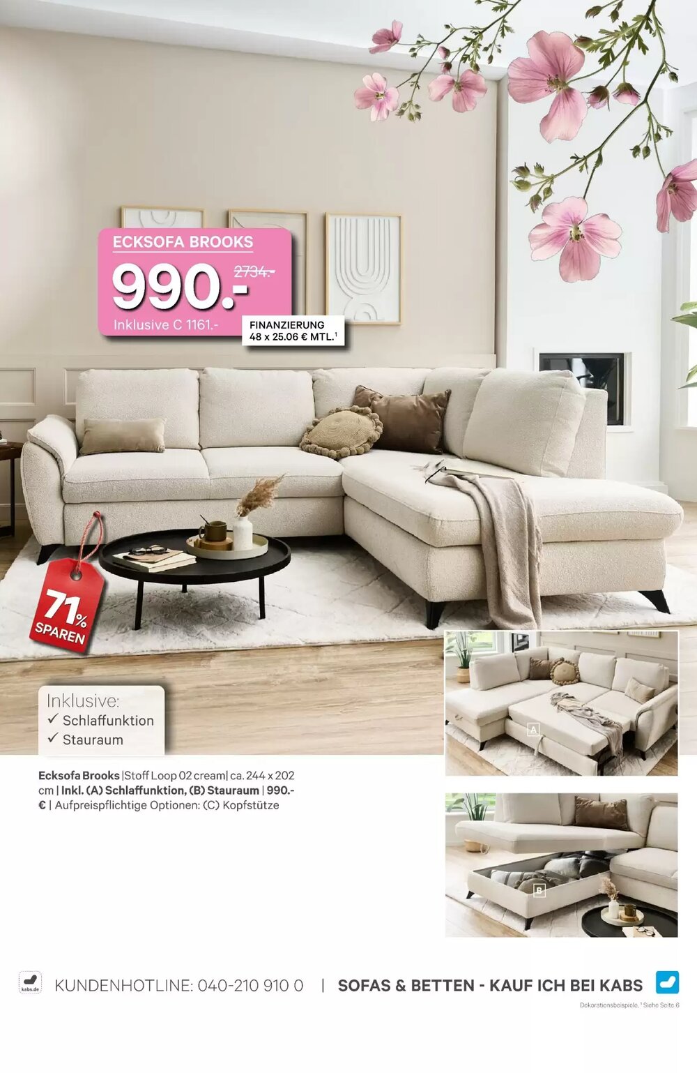 Kabs Polsterwelt Prospekt (ab 26.03.2026) zum Blättern - Seite 9