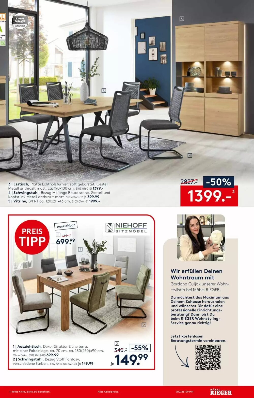 Möbel Rieger Prospekt (ab 26.03.2026) zum Blättern - Seite 10