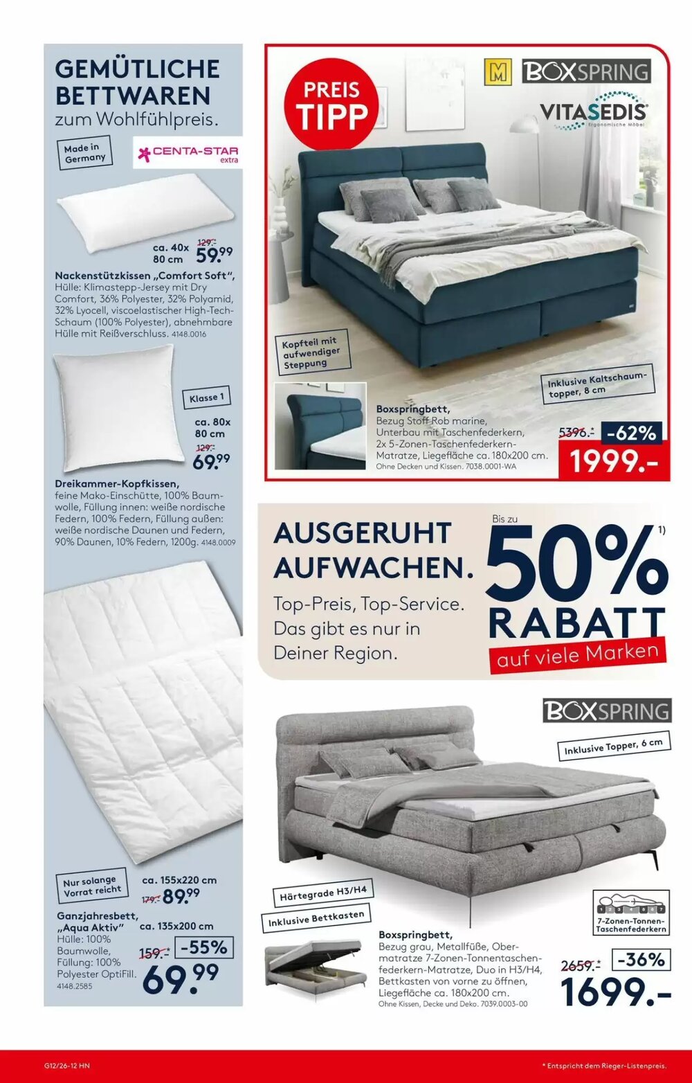 Möbel Rieger Prospekt (ab 26.03.2026) zum Blättern - Seite 13