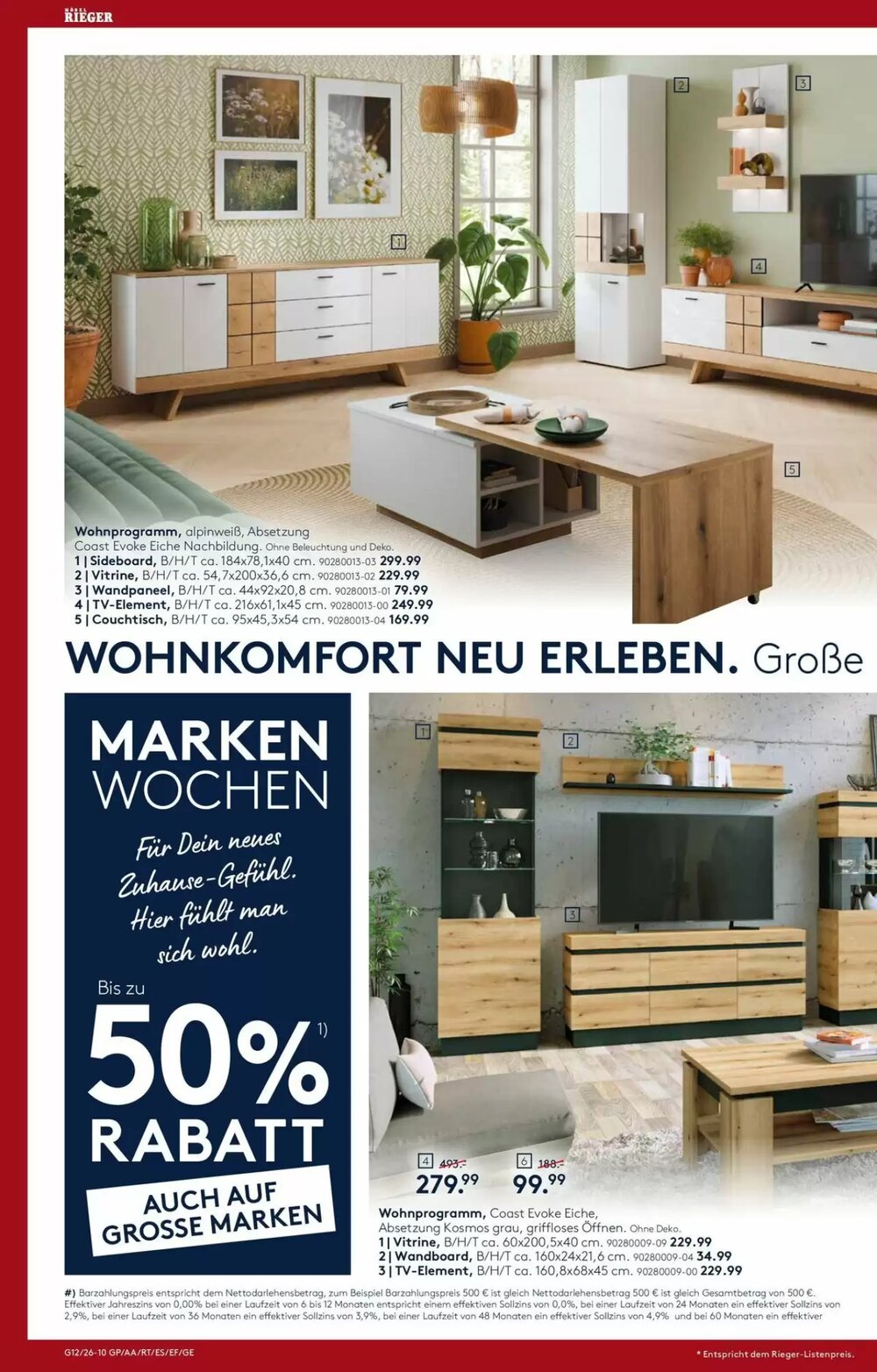 Möbel Rieger Prospekt (ab 26.03.2026) zum Blättern - Seite 10