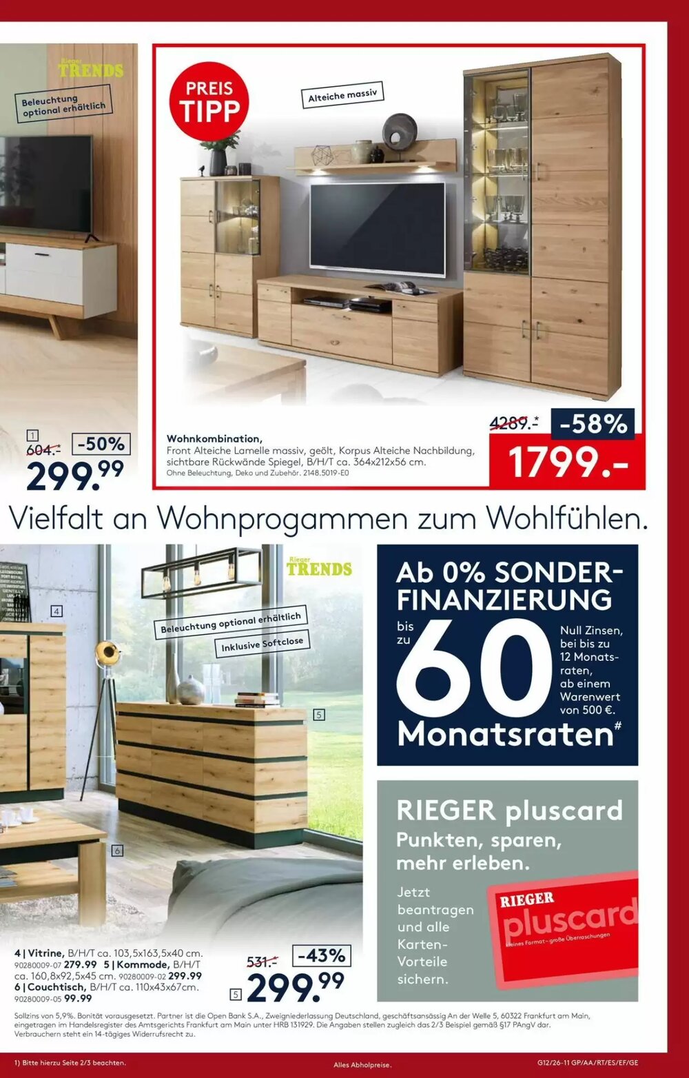 Möbel Rieger Prospekt (ab 26.03.2026) zum Blättern - Seite 11