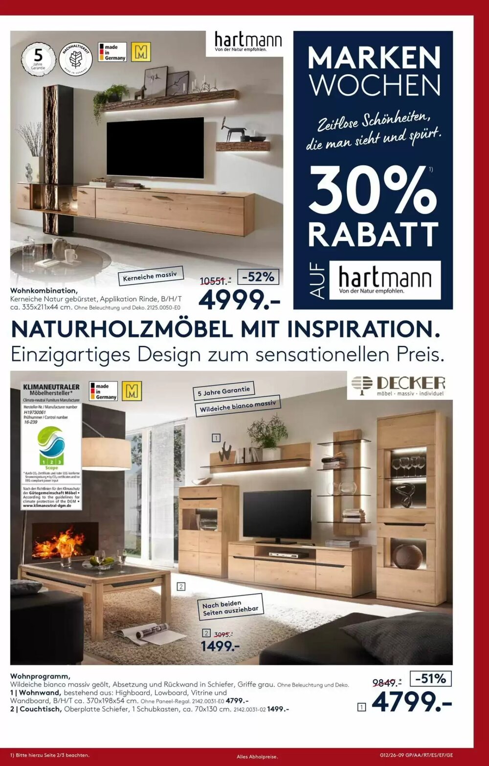 Möbel Rieger Prospekt (ab 26.03.2026) zum Blättern - Seite 9