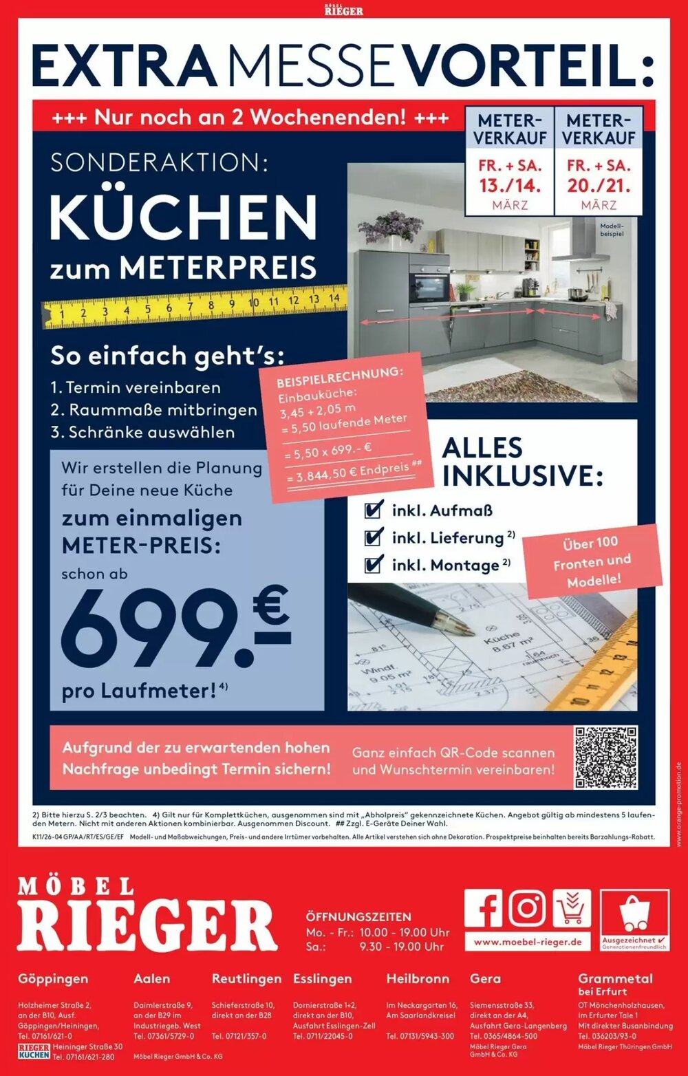 Möbel Rieger Prospekt (ab 26.03.2026) zum Blättern - Seite 4