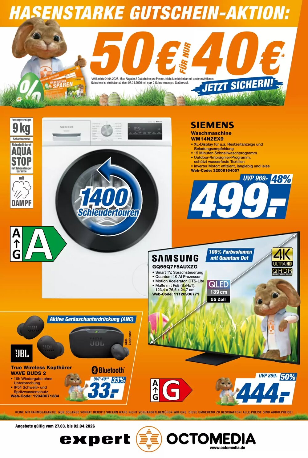 expert Octomedia Prospekt (ab 27.03.2026) zum Blättern - Seite 1