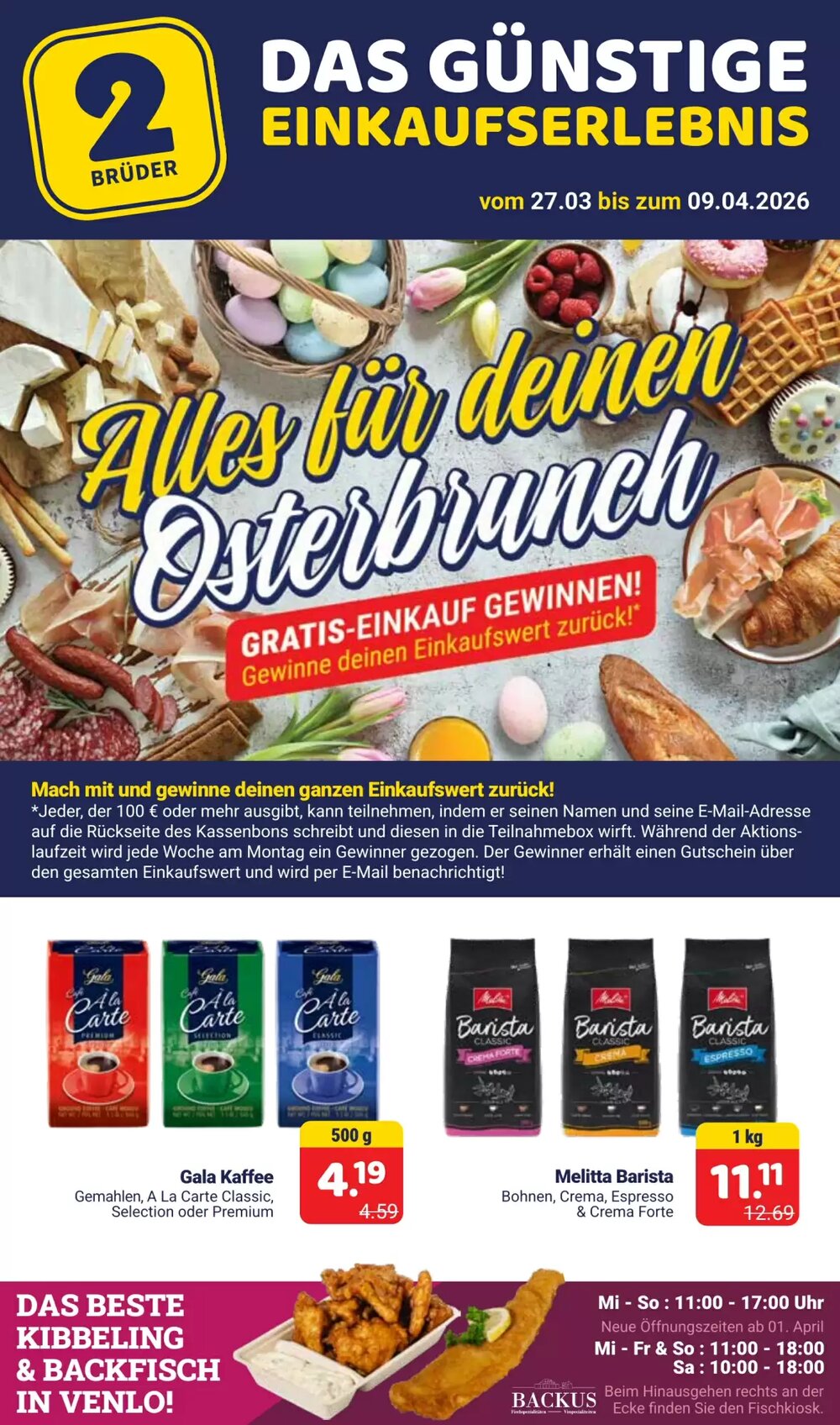 2Brüder Prospekt (ab 27.03.2026) zum Blättern - Seite 1