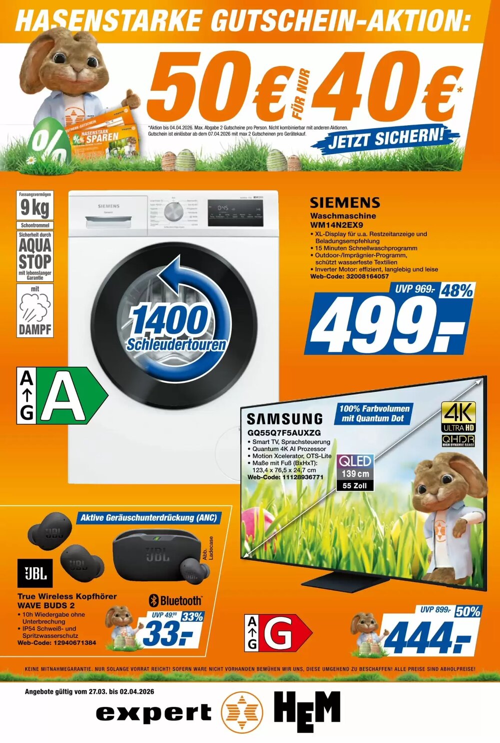 HEM Expert Prospekt (ab 27.03.2026) zum Blättern - Seite 1