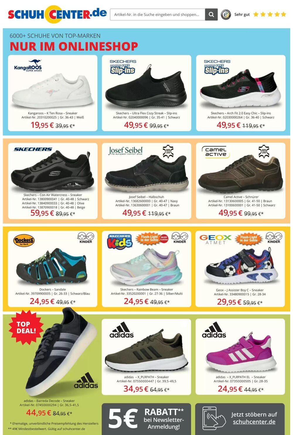 Schuhcenter Prospekt (ab 27.03.2026) zum Blättern - Seite 8