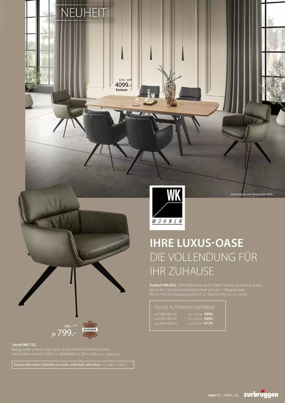 Zurbrüggen Prospekt (ab 27.03.2026) zum Blättern - Seite 17