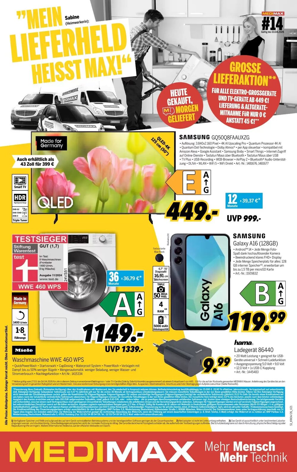 MEDIMAX Prospekt (ab 27.03.2026) zum Blättern - Seite 1