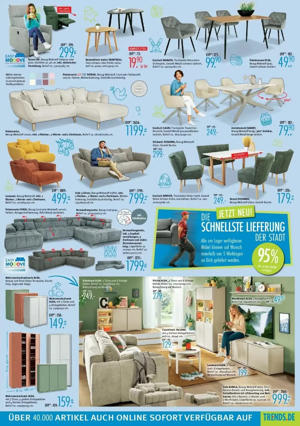 Trends Möbel Prospekt (ab 27.03.2026) zum Blättern - Seite 3