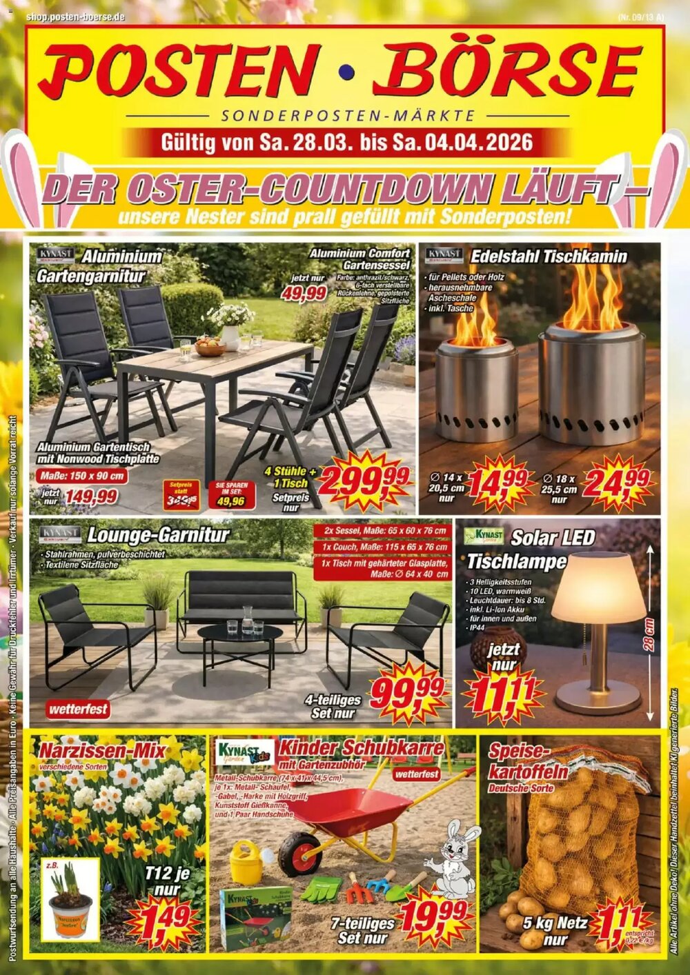 Posten Börse Prospekt (ab 28.03.2026) zum Blättern - Seite 1