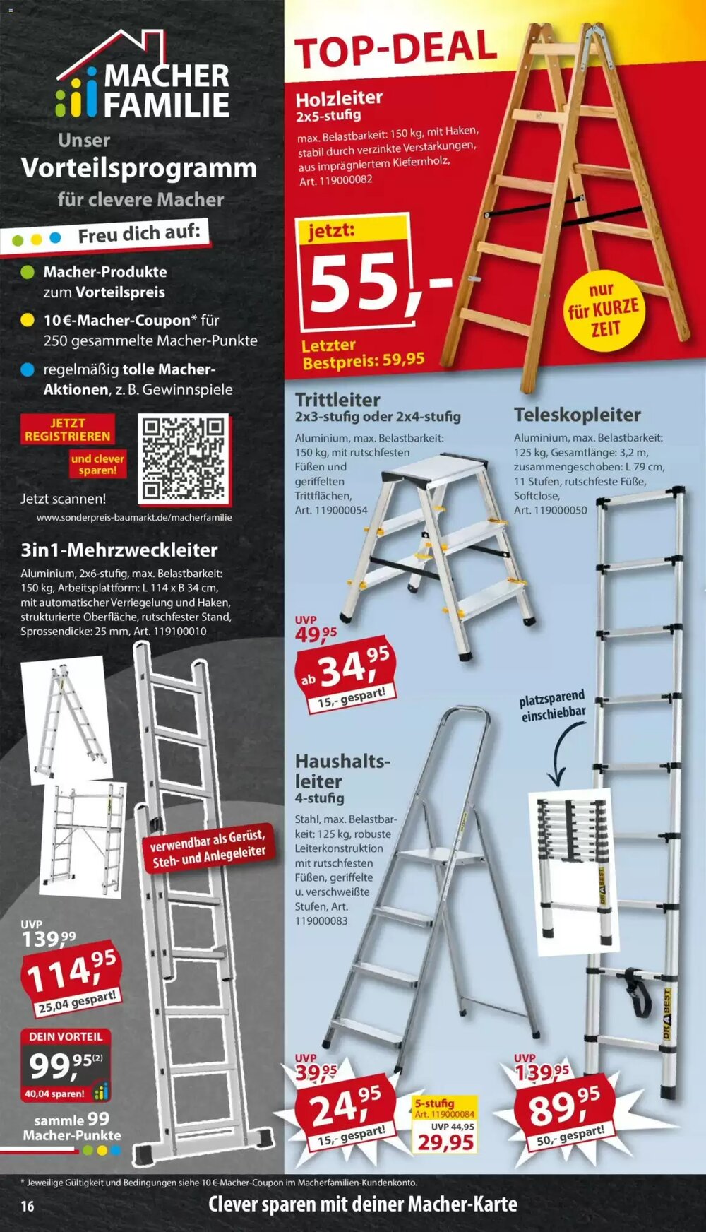 Sonderpreis Baumarkt Prospekt (ab 28.03.2026) zum Blättern - Seite 16