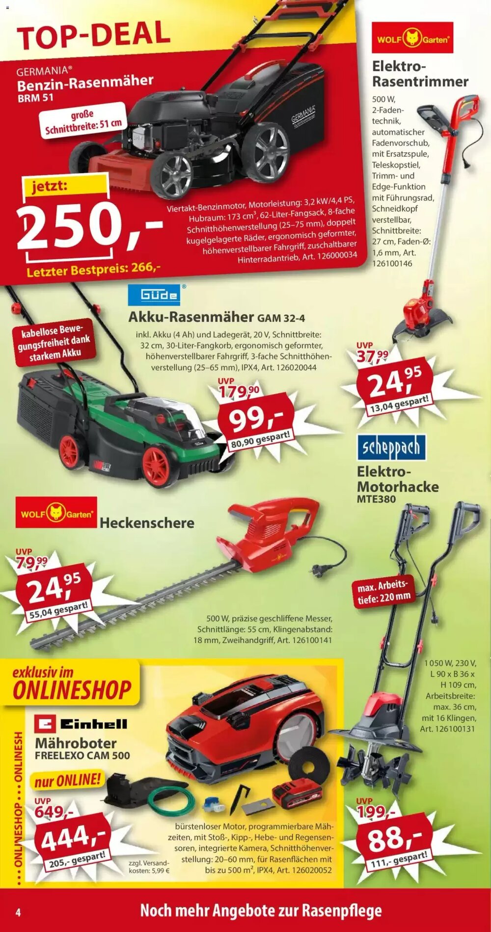 Sonderpreis Baumarkt Prospekt (ab 28.03.2026) zum Blättern - Seite 4