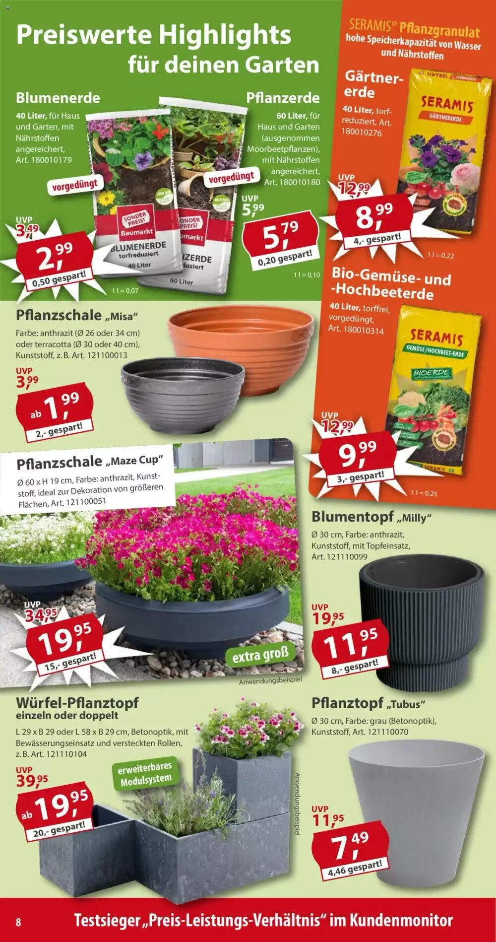 Sonderpreis Baumarkt Prospekt (ab 28.03.2026) zum Blättern - Seite 8