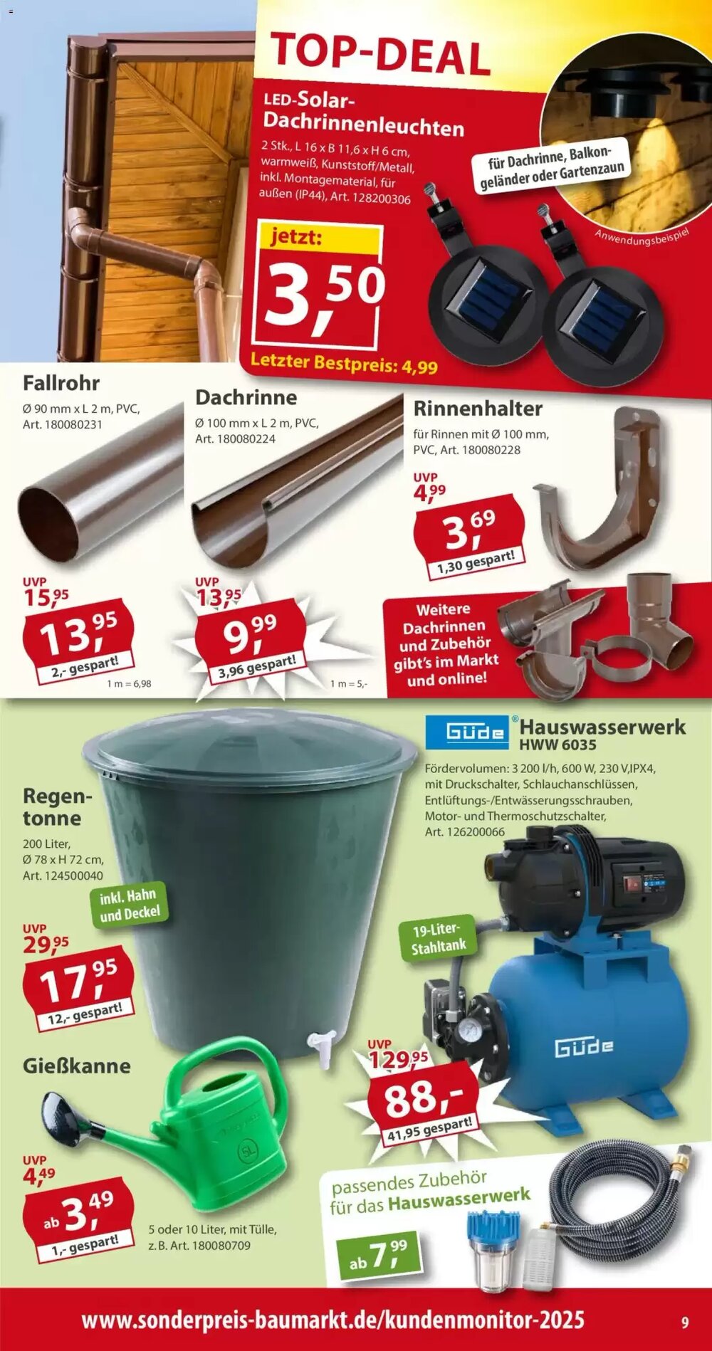 Sonderpreis Baumarkt Prospekt (ab 28.03.2026) zum Blättern - Seite 9