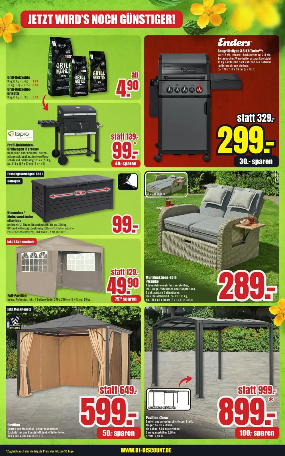 B1 Discount Baumarkt Prospekt (ab 28.03.2026) zum Blättern - Seite 3