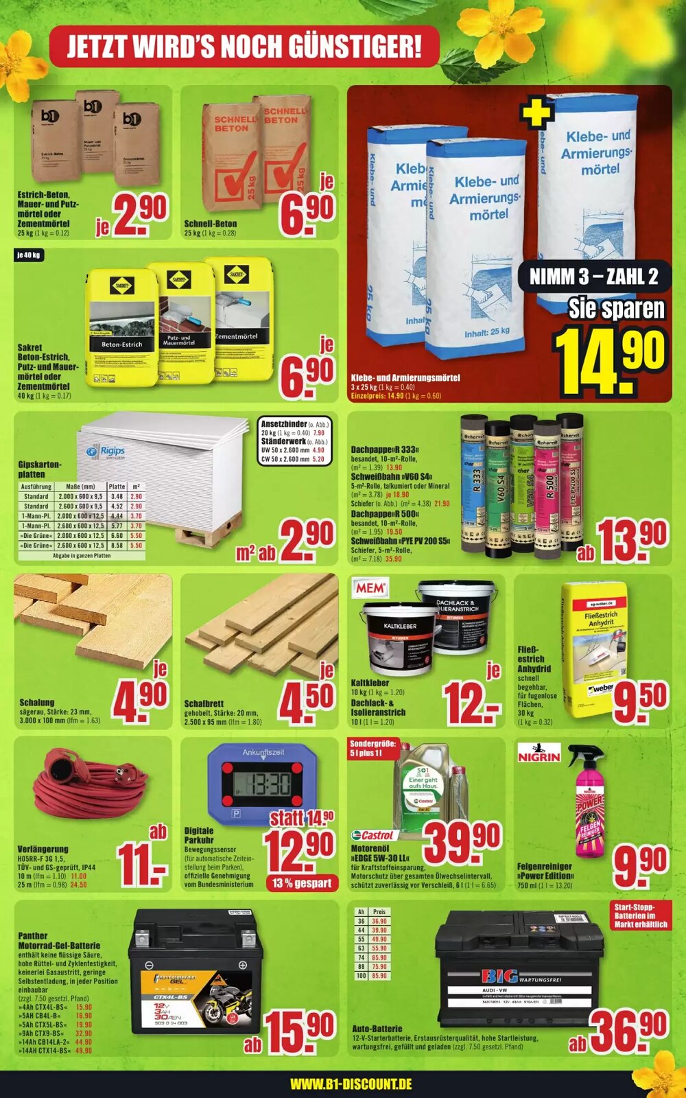 B1 Discount Baumarkt Prospekt (ab 28.03.2026) zum Blättern - Seite 9