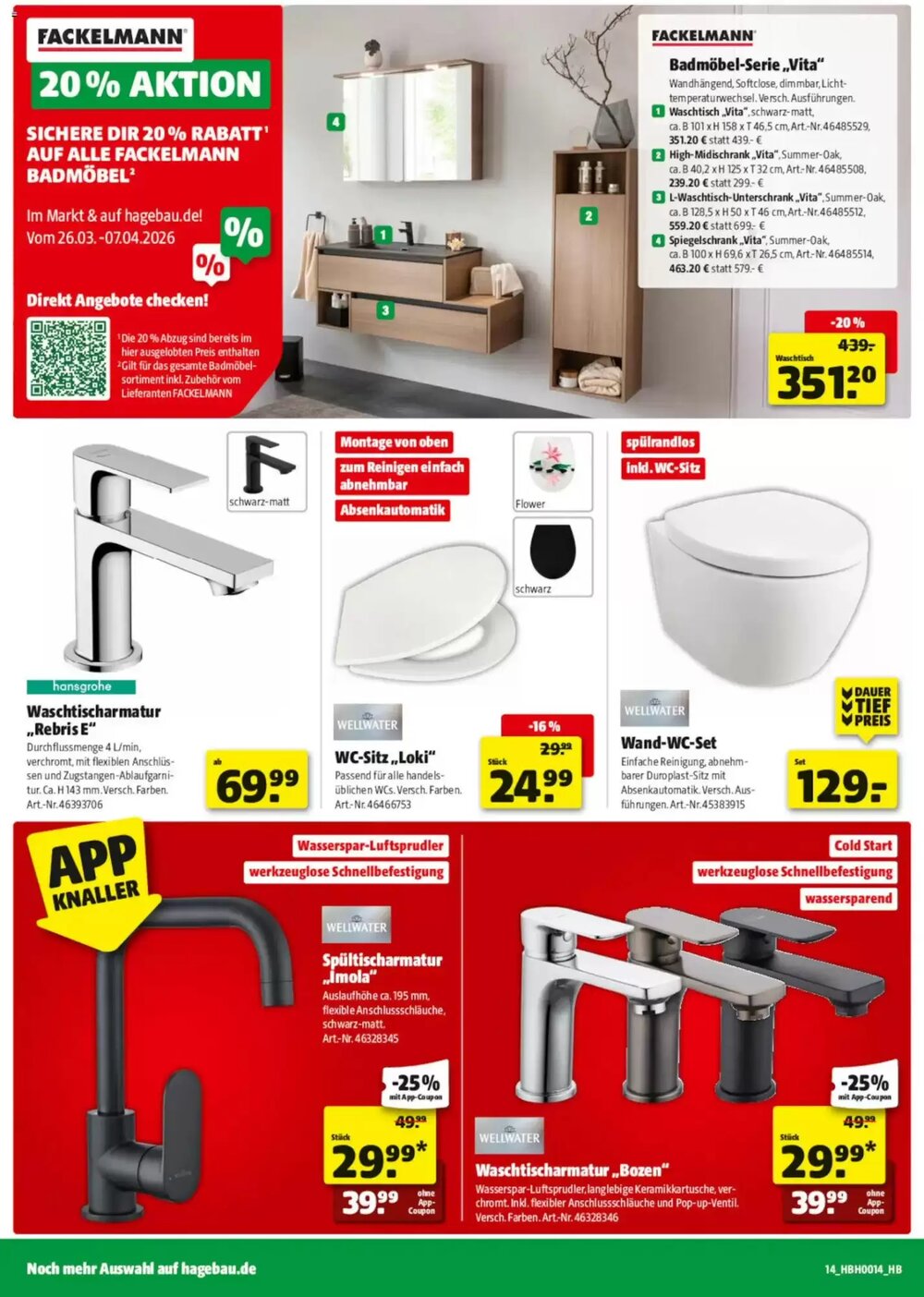 Hagebau Prospekt (ab 28.03.2026) zum Blättern - Seite 14