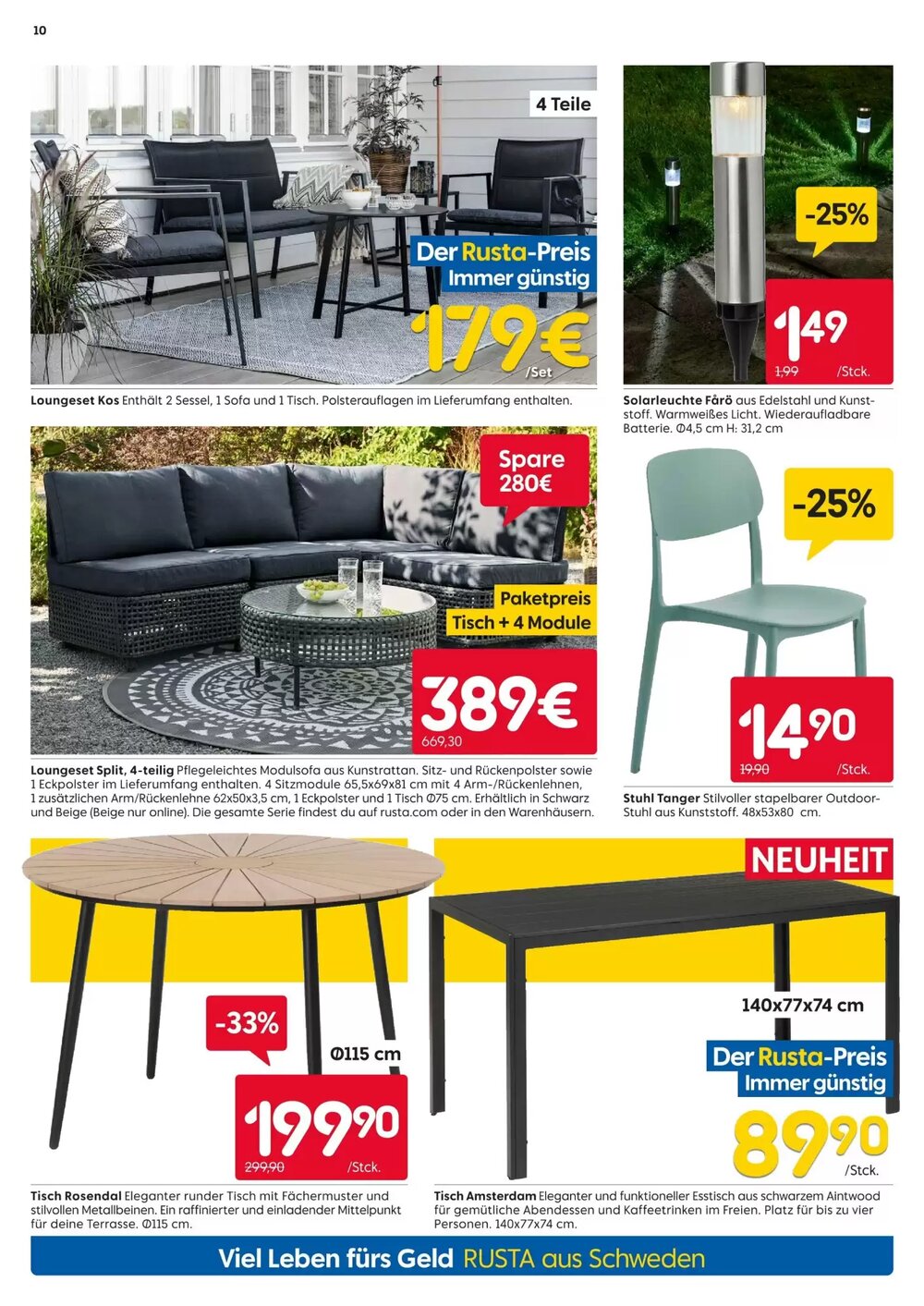 Rusta Prospekt (ab 28.03.2026) zum Blättern - Seite 10