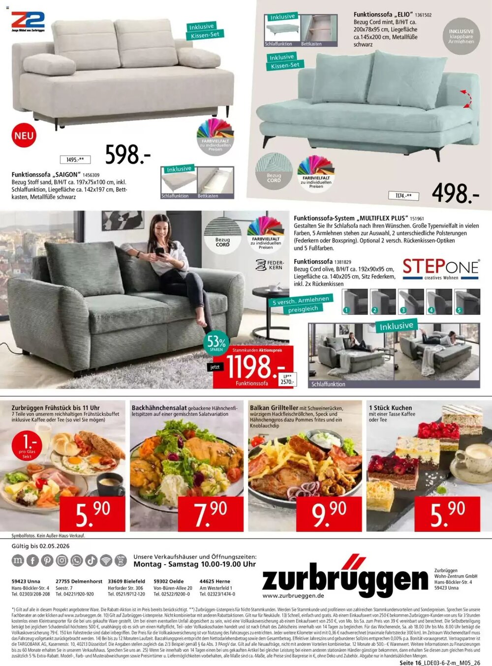 Zurbrüggen Prospekt (ab 28.03.2026) zum Blättern - Seite 40