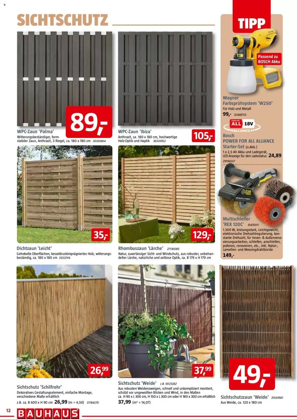Bauhaus Prospekt (ab 28.03.2026) zum Blättern - Seite 12