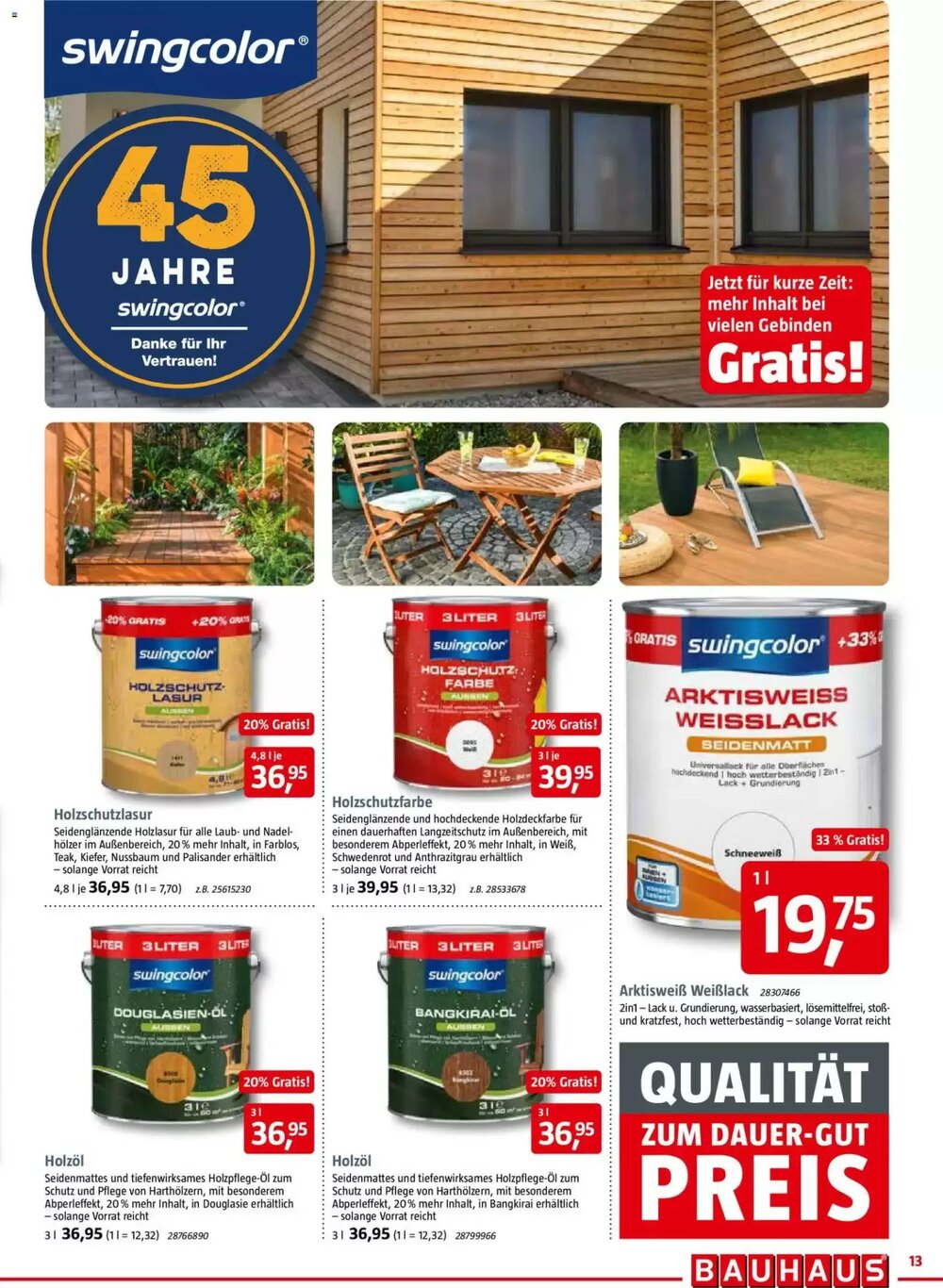 Bauhaus Prospekt (ab 28.03.2026) zum Blättern - Seite 13