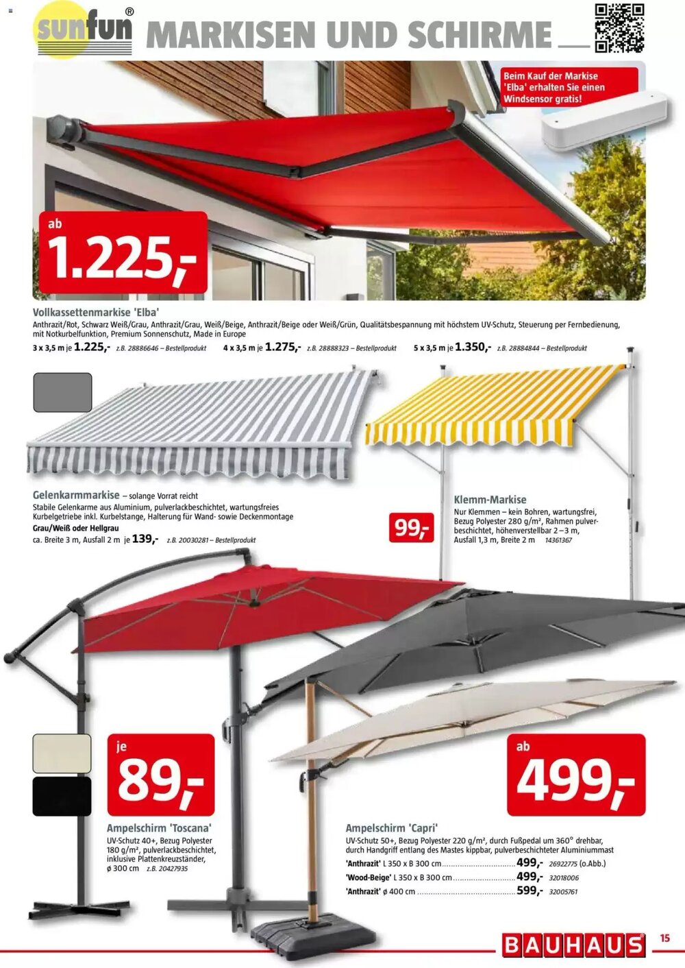 Bauhaus Prospekt (ab 28.03.2026) zum Blättern - Seite 15