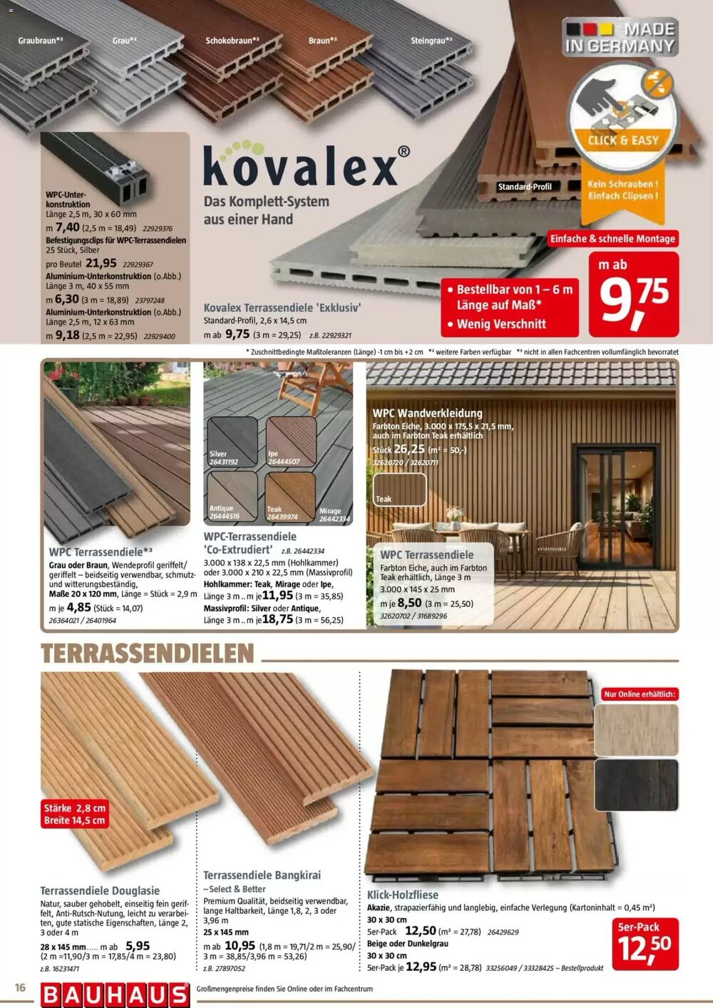 Bauhaus Prospekt (ab 28.03.2026) zum Blättern - Seite 16