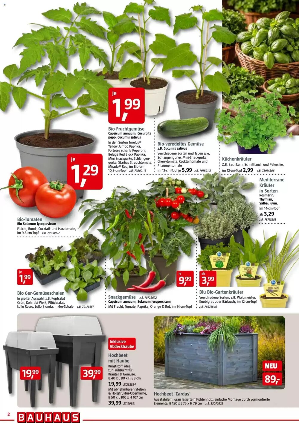 Bauhaus Prospekt (ab 28.03.2026) zum Blättern - Seite 2