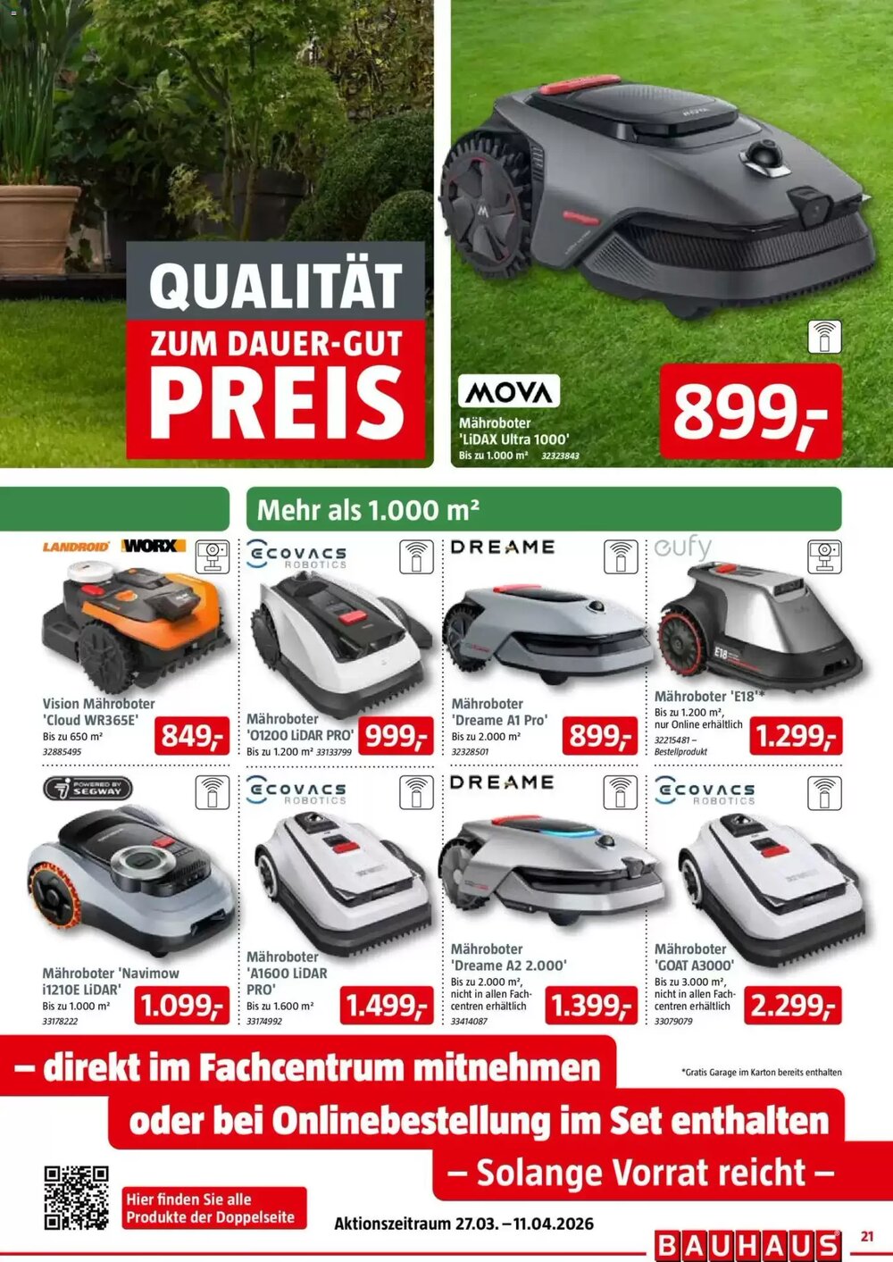 Bauhaus Prospekt (ab 28.03.2026) zum Blättern - Seite 21