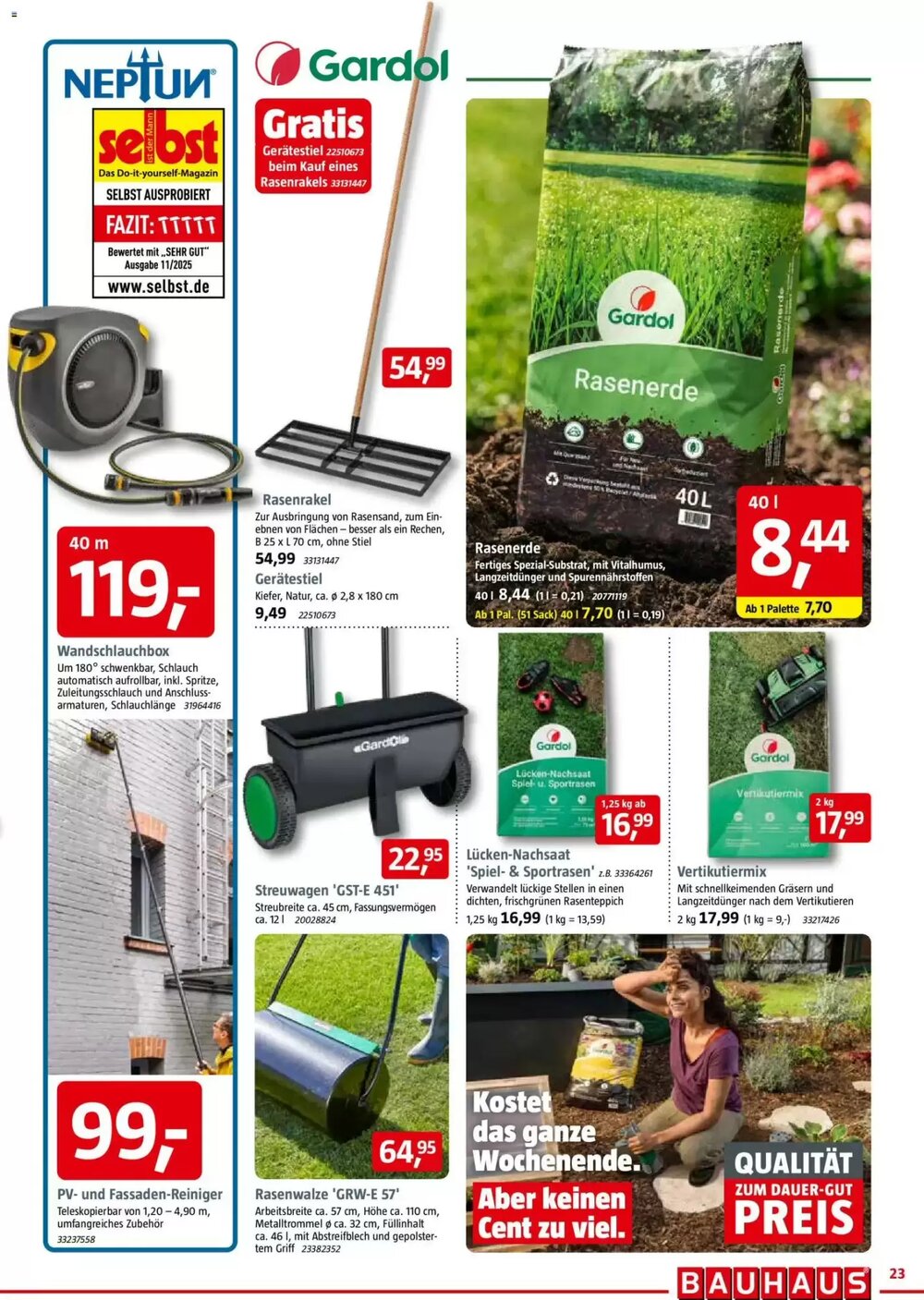 Bauhaus Prospekt (ab 28.03.2026) zum Blättern - Seite 23