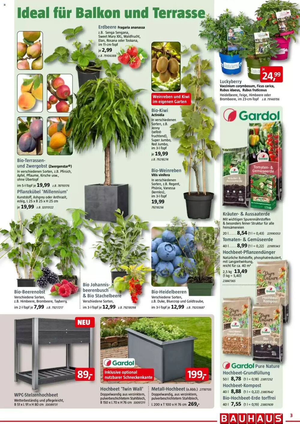 Bauhaus Prospekt (ab 28.03.2026) zum Blättern - Seite 3