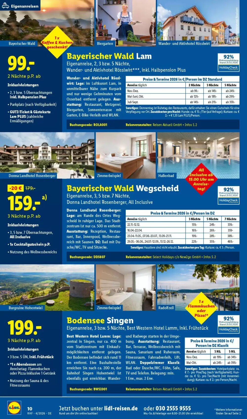 Lidl Reisen Prospekt (ab 28.03.2026) zum Blättern - Seite 10