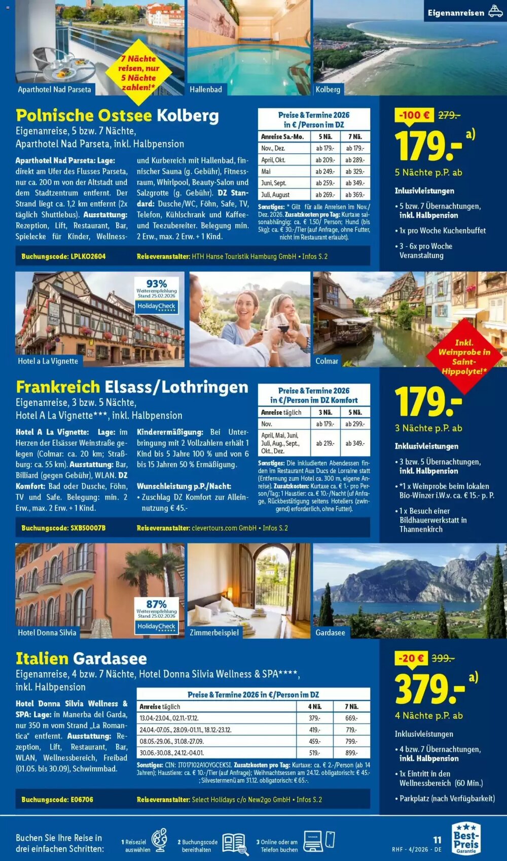 Lidl Reisen Prospekt (ab 28.03.2026) zum Blättern - Seite 11