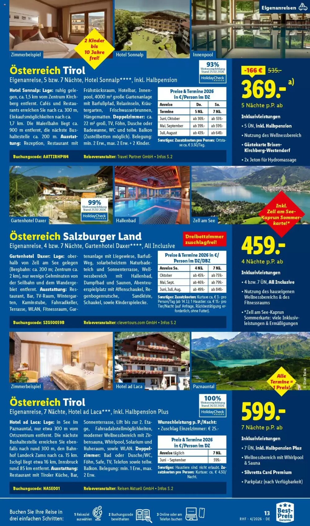 Lidl Reisen Prospekt (ab 28.03.2026) zum Blättern - Seite 13