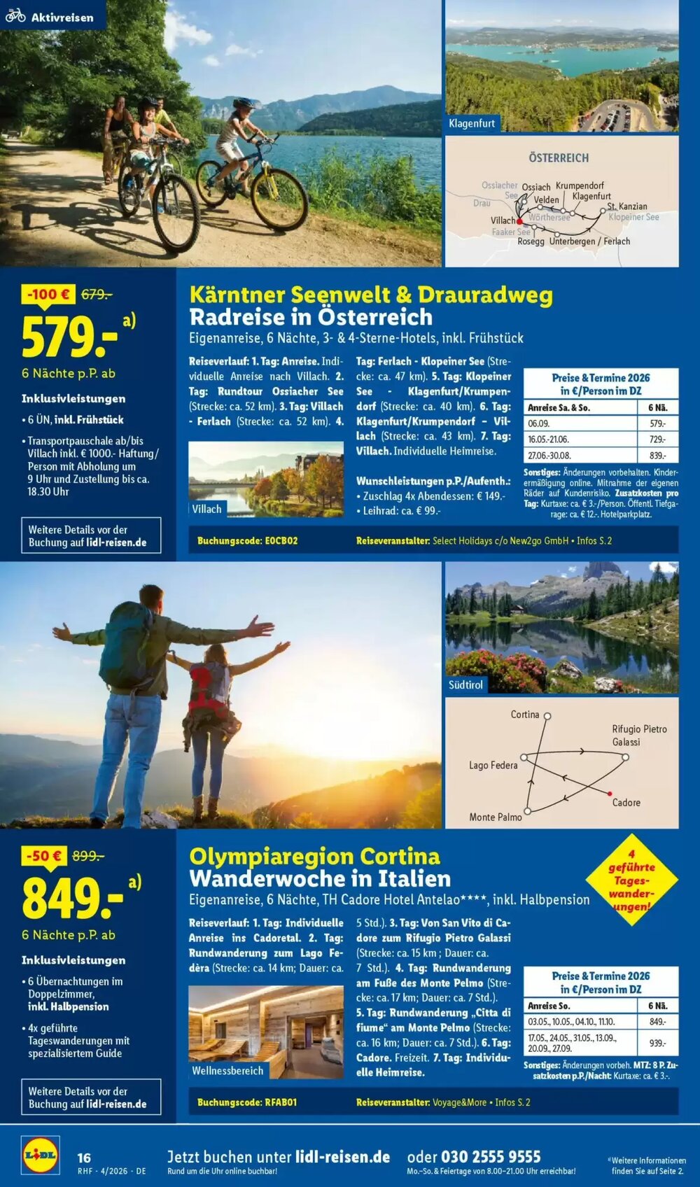 Lidl Reisen Prospekt (ab 28.03.2026) zum Blättern - Seite 16