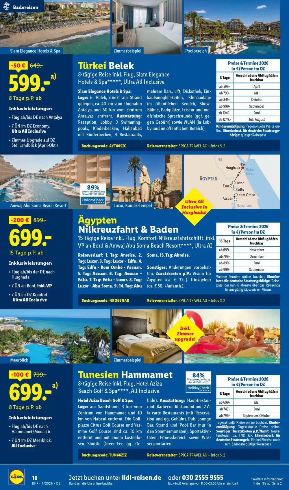 Lidl Reisen Prospekt (ab 28.03.2026) zum Blättern - Seite 18