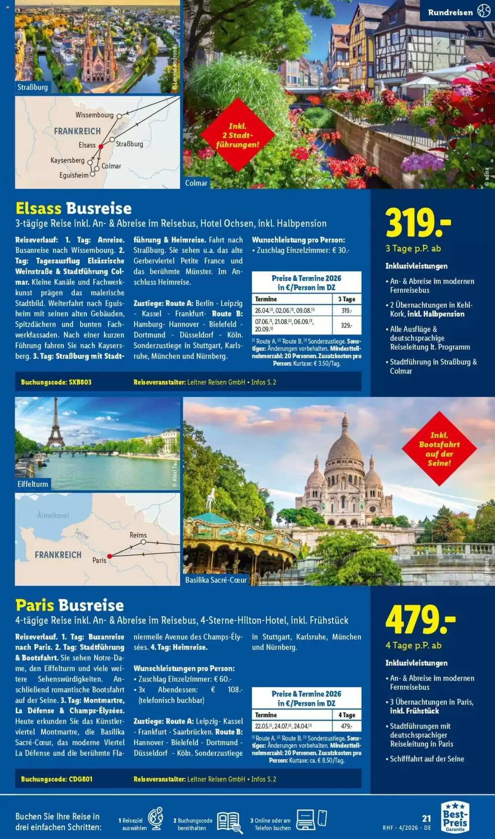 Lidl Reisen Prospekt (ab 28.03.2026) zum Blättern - Seite 21