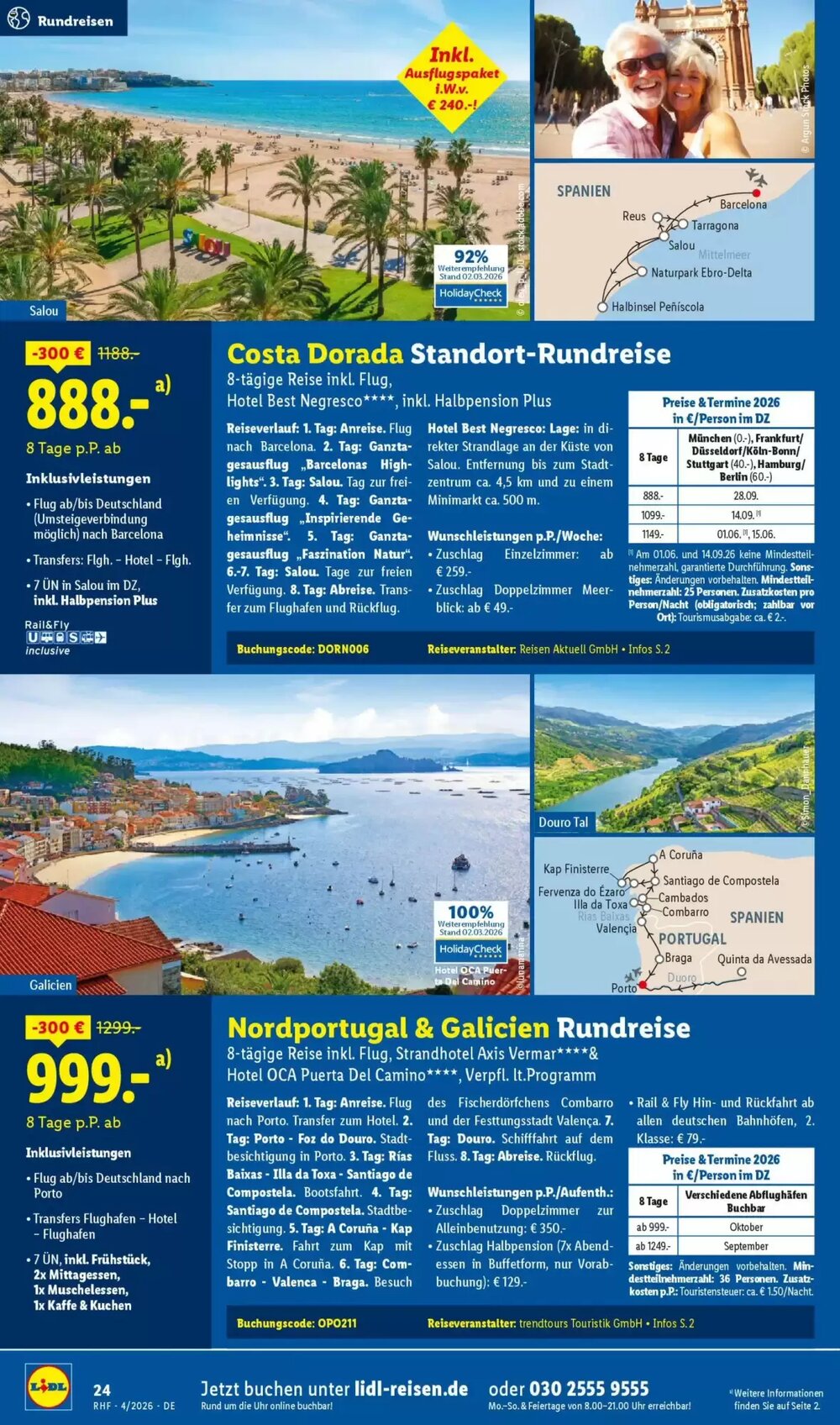 Lidl Reisen Prospekt (ab 28.03.2026) zum Blättern - Seite 24
