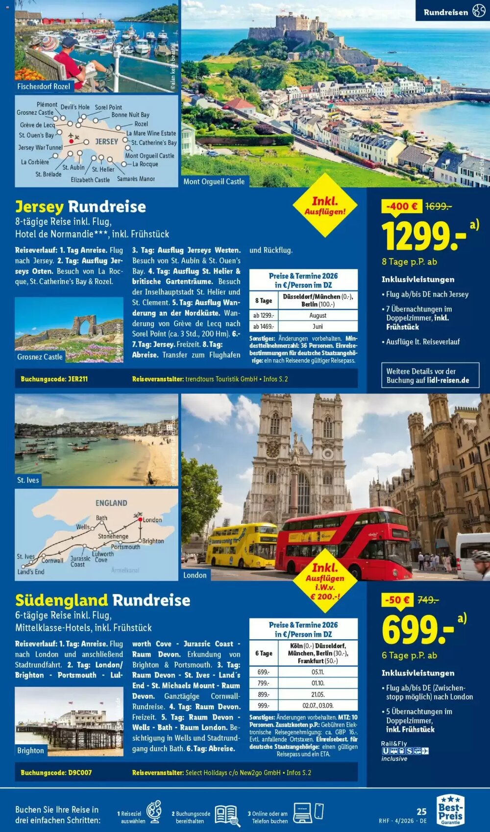 Lidl Reisen Prospekt (ab 28.03.2026) zum Blättern - Seite 25