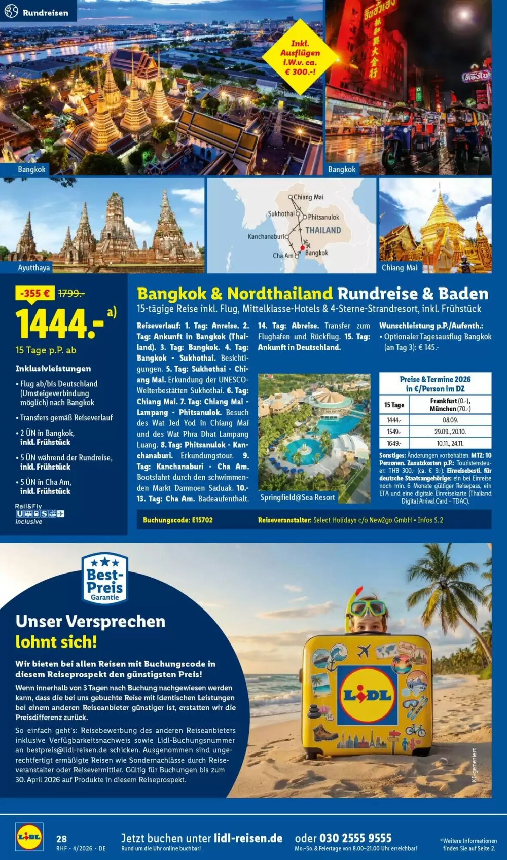 Lidl Reisen Prospekt (ab 28.03.2026) zum Blättern - Seite 28