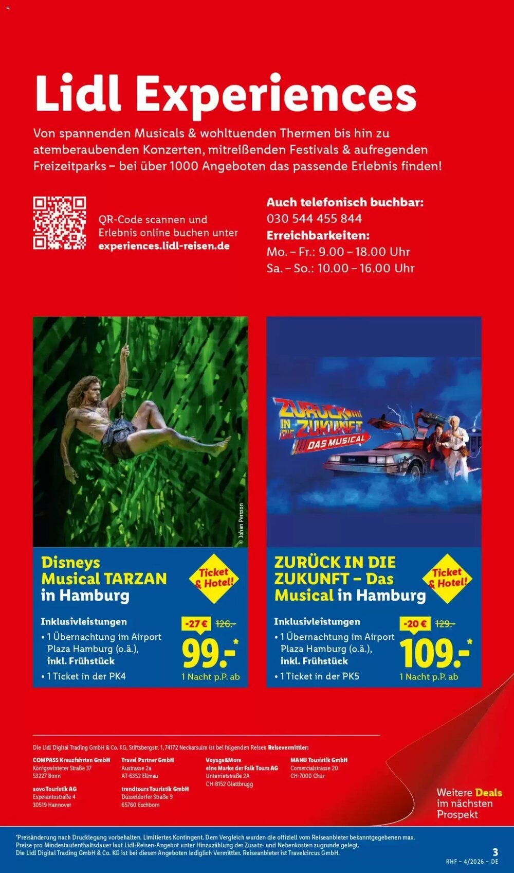 Lidl Reisen Prospekt (ab 28.03.2026) zum Blättern - Seite 3