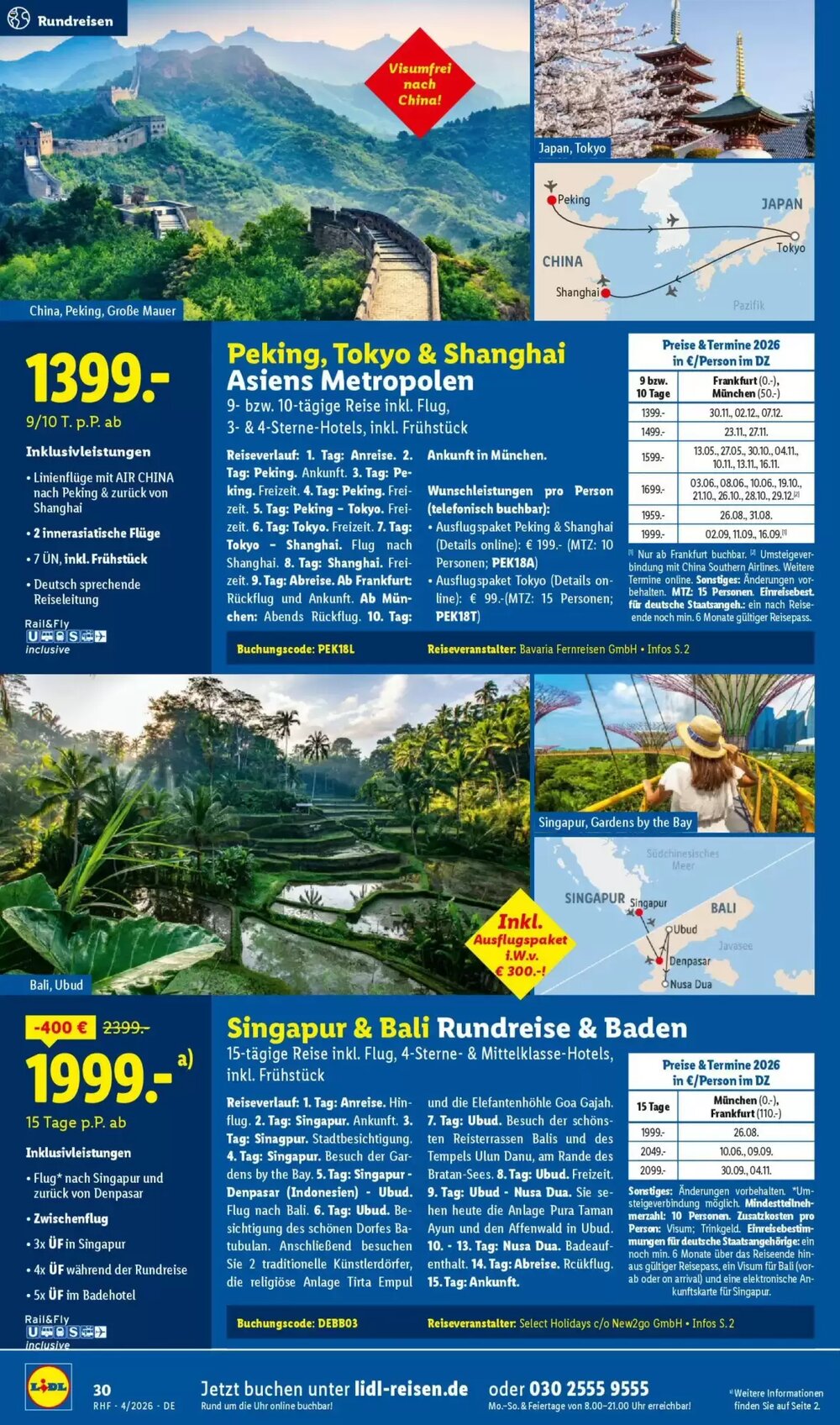 Lidl Reisen Prospekt (ab 28.03.2026) zum Blättern - Seite 30