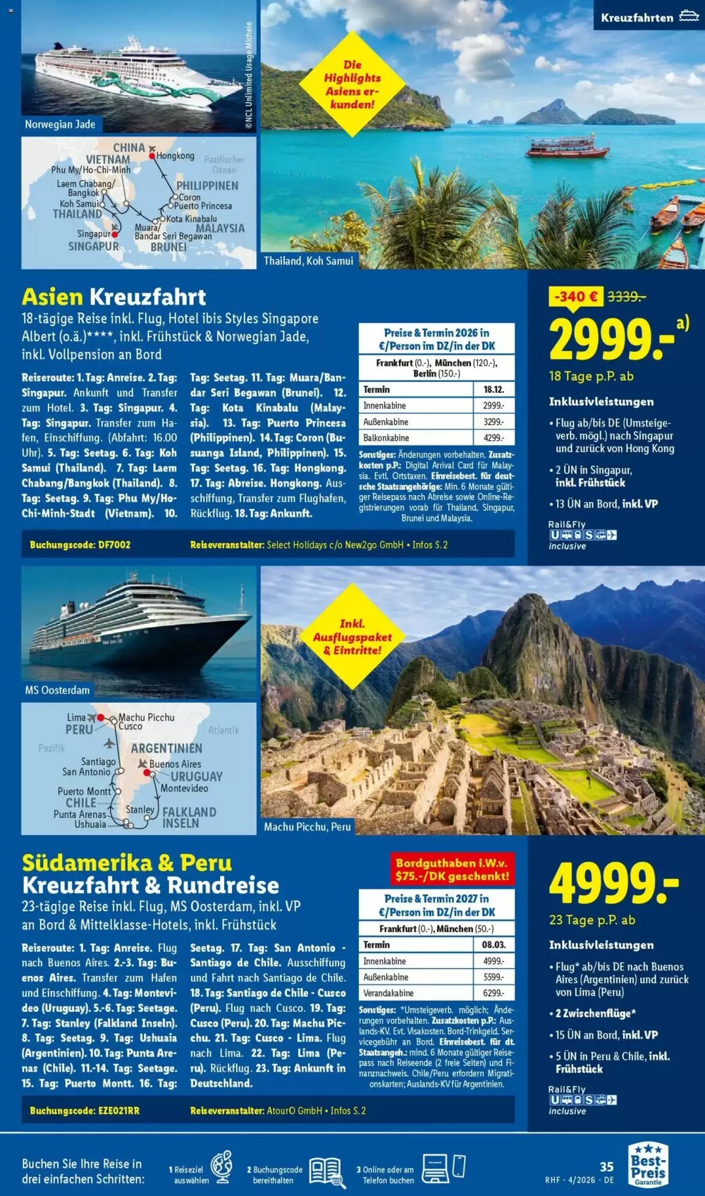 Lidl Reisen Prospekt (ab 28.03.2026) zum Blättern - Seite 35