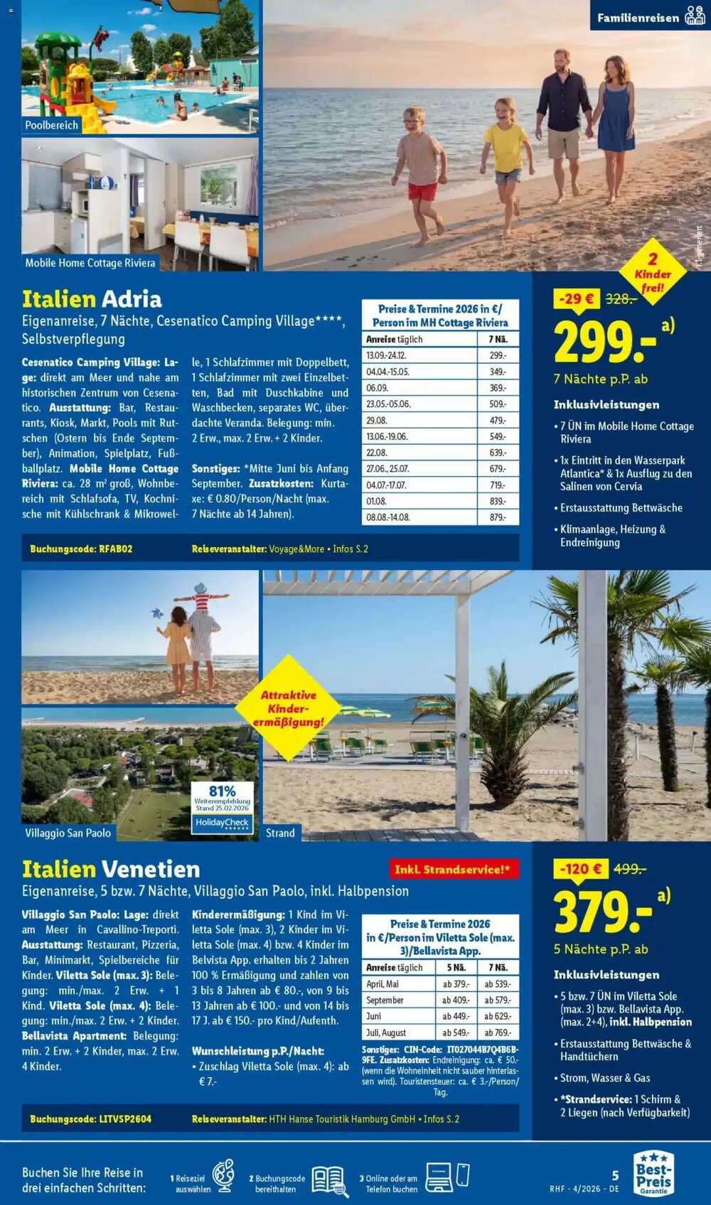 Lidl Reisen Prospekt (ab 28.03.2026) zum Blättern - Seite 5