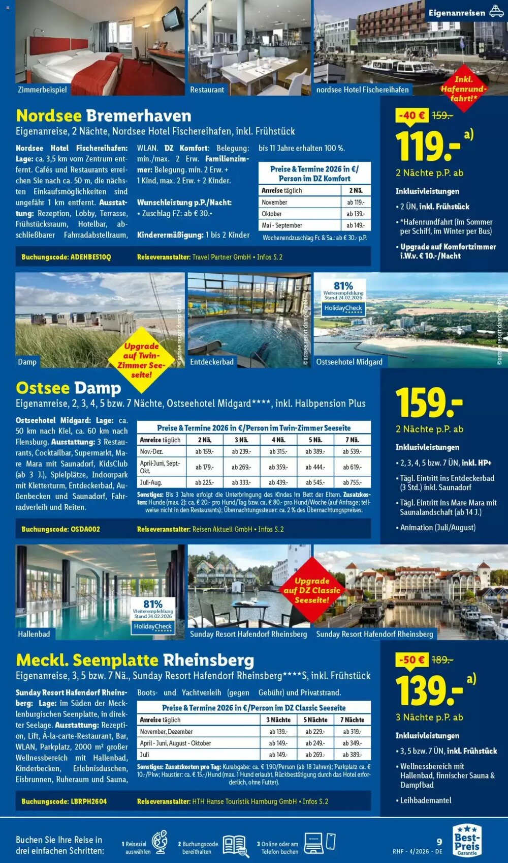 Lidl Reisen Prospekt (ab 28.03.2026) zum Blättern - Seite 9